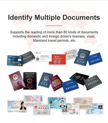 Сканер OCR с интерфейсом USB MRZ для безопасной проверки клиента в финансовых учреждениях