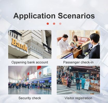 Читатель удостоверений личности RFID MRZ OCR Белый свет Инфракрасный УФ Сканер паспорта Читатель документов