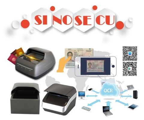 Полная страница OCR ID Reader и ID Card Scanner SDK с программным обеспечением Passport OCR Reader Black
