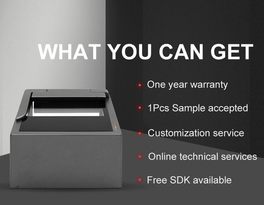 Размер паспорта Киоск Sinosecu MRZ OCR RFID Reader для удостоверения личности водительские права и зеленая карта