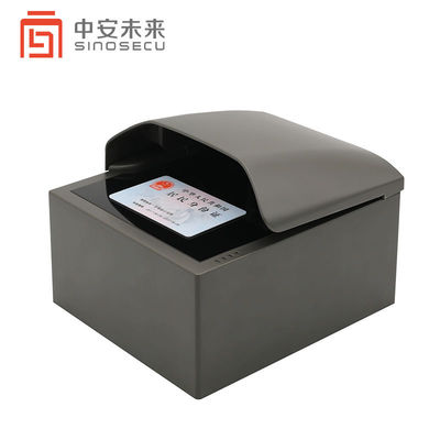 500 DPI OCR RFID самообслуживающийся читатель паспортов с черно-серым дизайном и быстрым сканированием