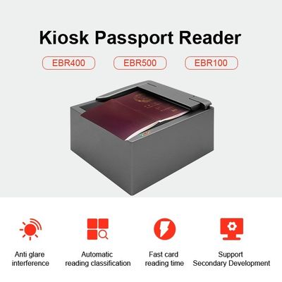 1 Вторая скорость обработки OCR Сертифицированный сканером проездных документов CE FCC для сканирования удостоверения личности
